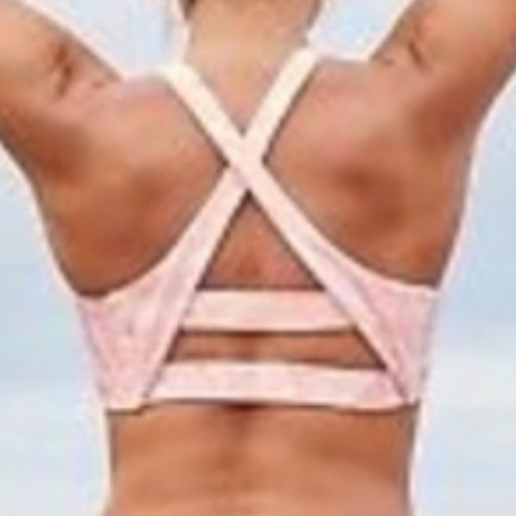 💥Athleta Cross Back Swim Top- Pastel Print - Size 36 B/C - Picture 6 of 6